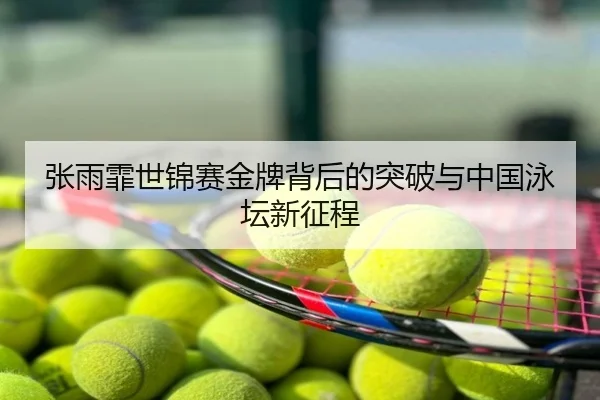 张雨霏世锦赛金牌背后的突破与中国泳坛新征程